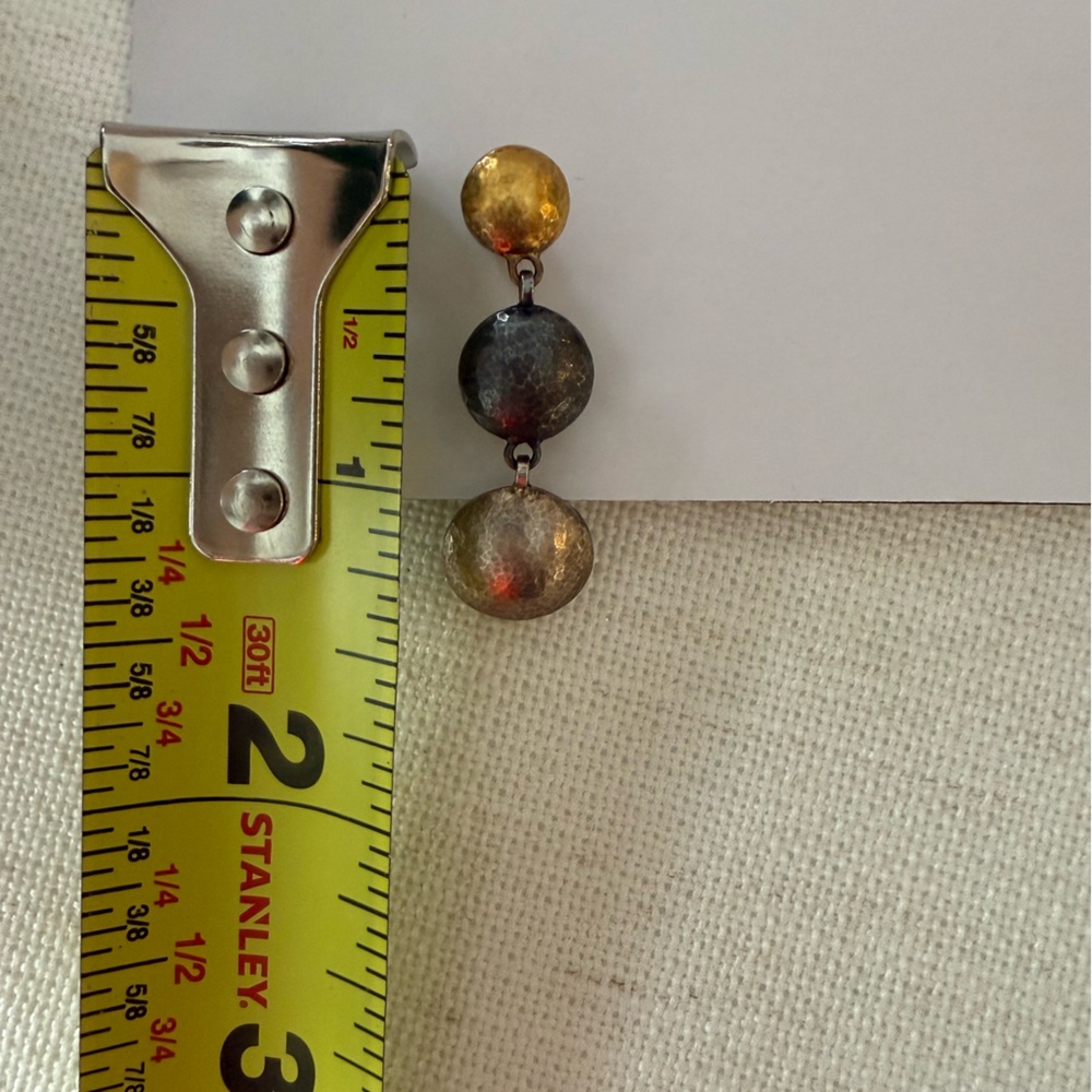 Gurhan lentil style drop earrings - Picture 4 of 5
